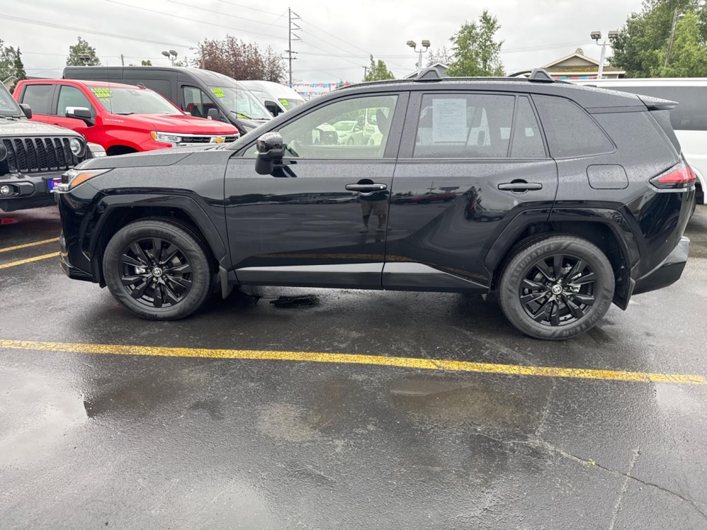 2026 BLACK TOYOTA RAV4 SE (JTM6CRAV4TD) with an 2.5L engine, Automatic transmission, located at 929 East 8th Ave, Anchorage, AK, 99501, (907) 274-2277, 61.214783, -149.866074- Photo#1