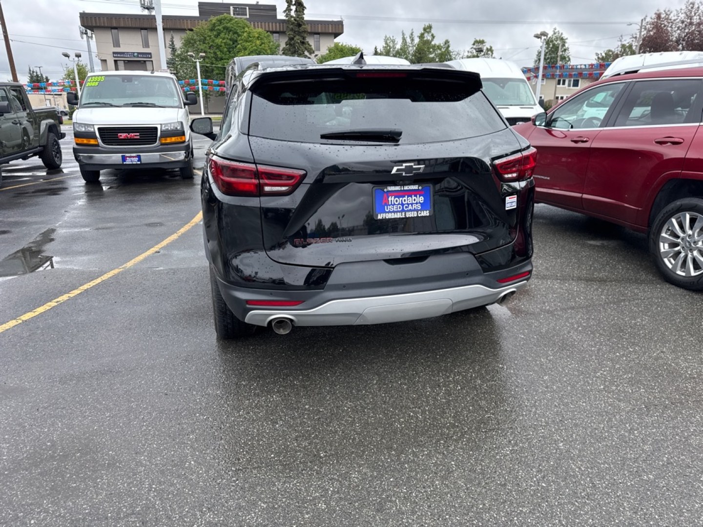 2024 BLACK CHEVROLET BLAZER 3LT (3GNKBJRS9RS) with an 3.6L engine, Automatic transmission, located at 929 East 8th Ave, Anchorage, AK, 99501, (907) 274-2277, 61.214783, -149.866074- Photo#4