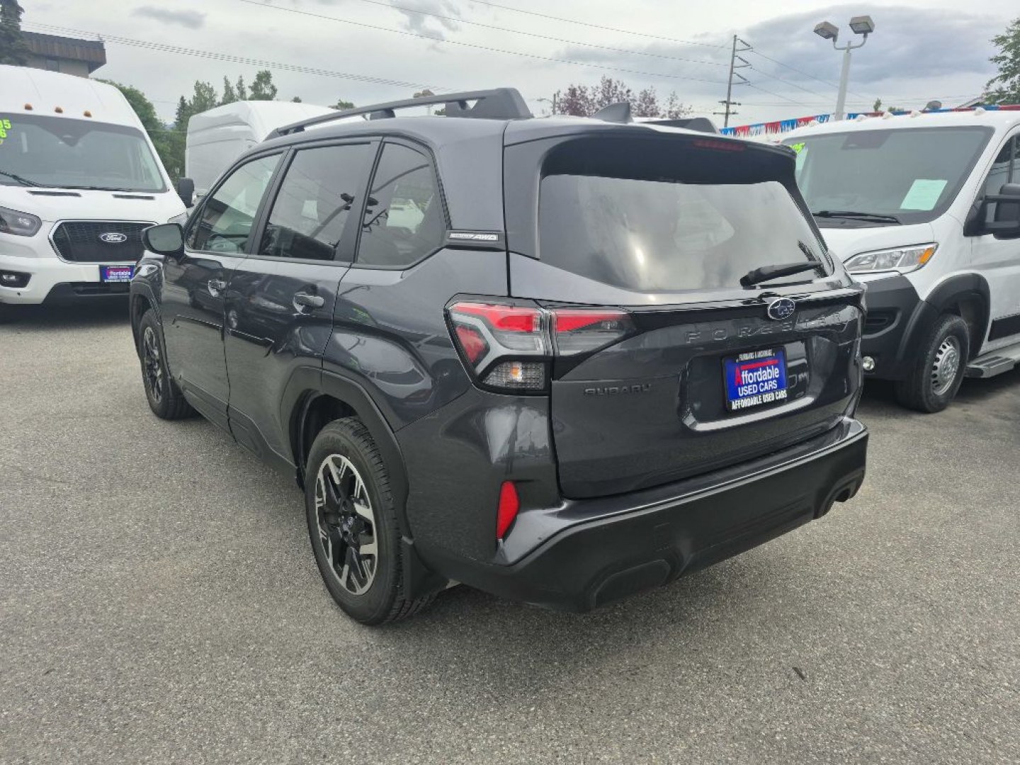 2025 GREY SUBARU FORESTER PREMIUM (JF2SLDDC9SH) with an 2.5L engine, Continuously Variable transmission, located at 929 East 8th Ave, Anchorage, AK, 99501, (907) 274-2277, 61.214783, -149.866074- Photo#2
