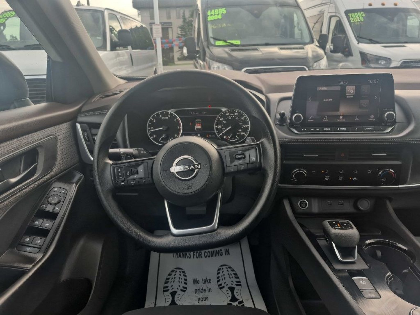 2023 WHITE NISSAN ROGUE S (5N1BT3AB5PC) with an 1.5L engine, Continuously Variable transmission, located at 929 East 8th Ave, Anchorage, AK, 99501, (907) 274-2277, 61.214783, -149.866074 - Photo#4