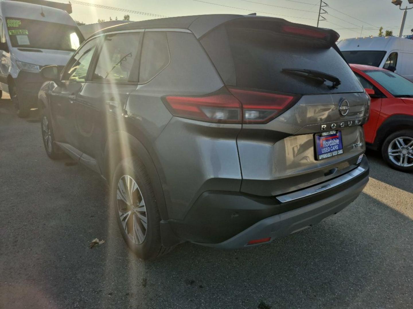 2023 GRAY NISSAN ROGUE SV (JN8BT3BB1PW) with an 1.5L engine, Continuously Variable transmission, located at 929 East 8th Ave, Anchorage, AK, 99501, (907) 274-2277, 61.214783, -149.866074- Photo#2
