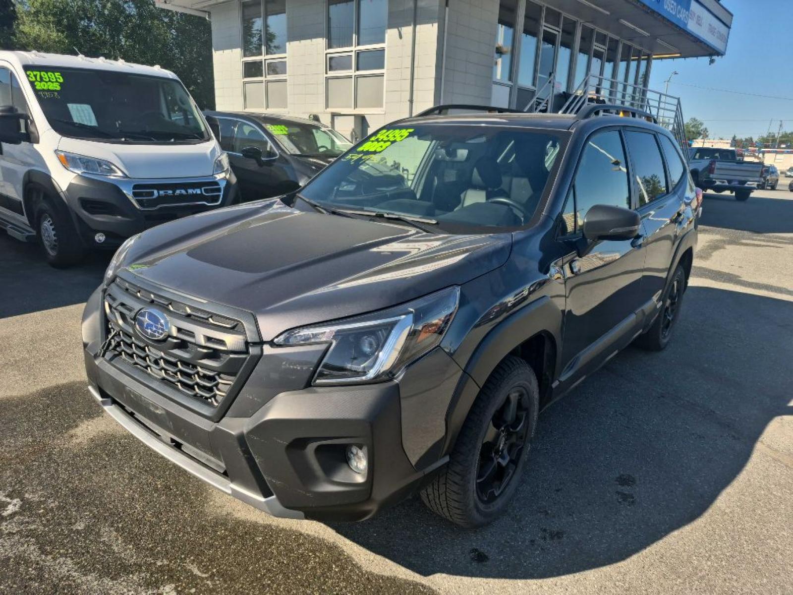 2023 GRAY SUBARU FORESTER WILDERNESS (JF2SKAMC4PH) with an 2.5L engine, Continuously Variable transmission, located at 929 East 8th Ave, Anchorage, AK, 99501, (907) 274-2277, 61.214783, -149.866074 - Photo#0