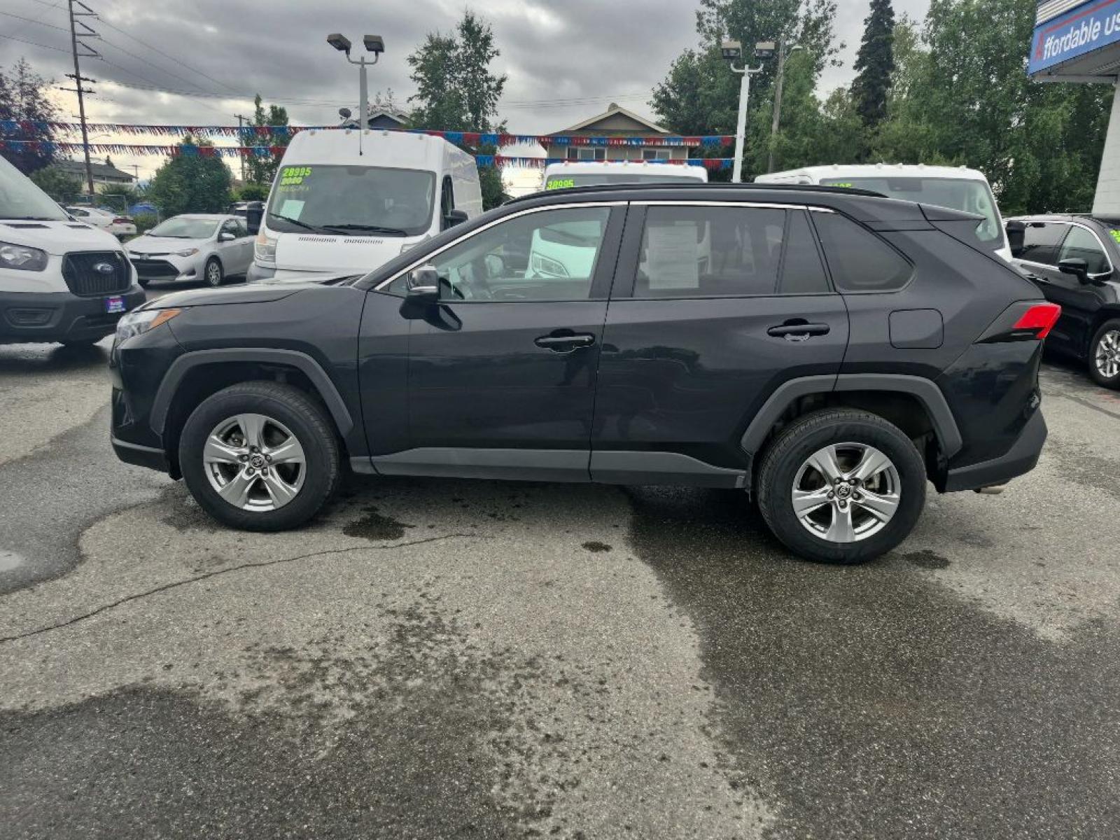 2024 BLACK TOYOTA RAV4 XLE (2T3P1RFV2RW) with an 2.5L engine, Automatic transmission, located at 929 East 8th Ave, Anchorage, AK, 99501, (907) 274-2277, 61.214783, -149.866074 - Photo#1