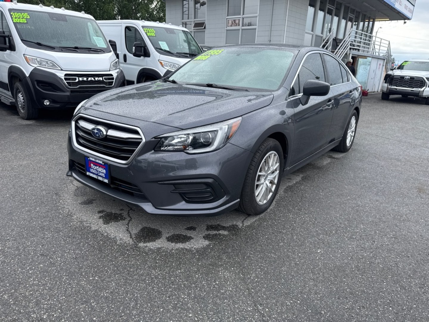 2018 GRAY SUBARU LEGACY 2.5I (4S3BNAA68J3) with an 2.5L engine, Continuously Variable transmission, located at 929 East 8th Ave, Anchorage, AK, 99501, (907) 274-2277, 61.214783, -149.866074- Photo#0