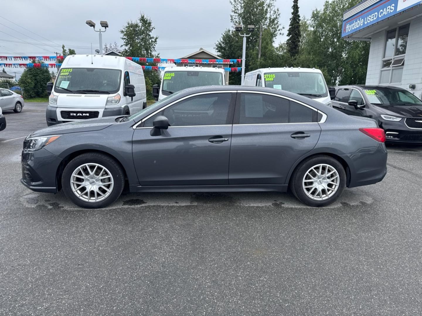2018 GRAY SUBARU LEGACY 2.5I (4S3BNAA68J3) with an 2.5L engine, Continuously Variable transmission, located at 929 East 8th Ave, Anchorage, AK, 99501, (907) 274-2277, 61.214783, -149.866074- Photo#1