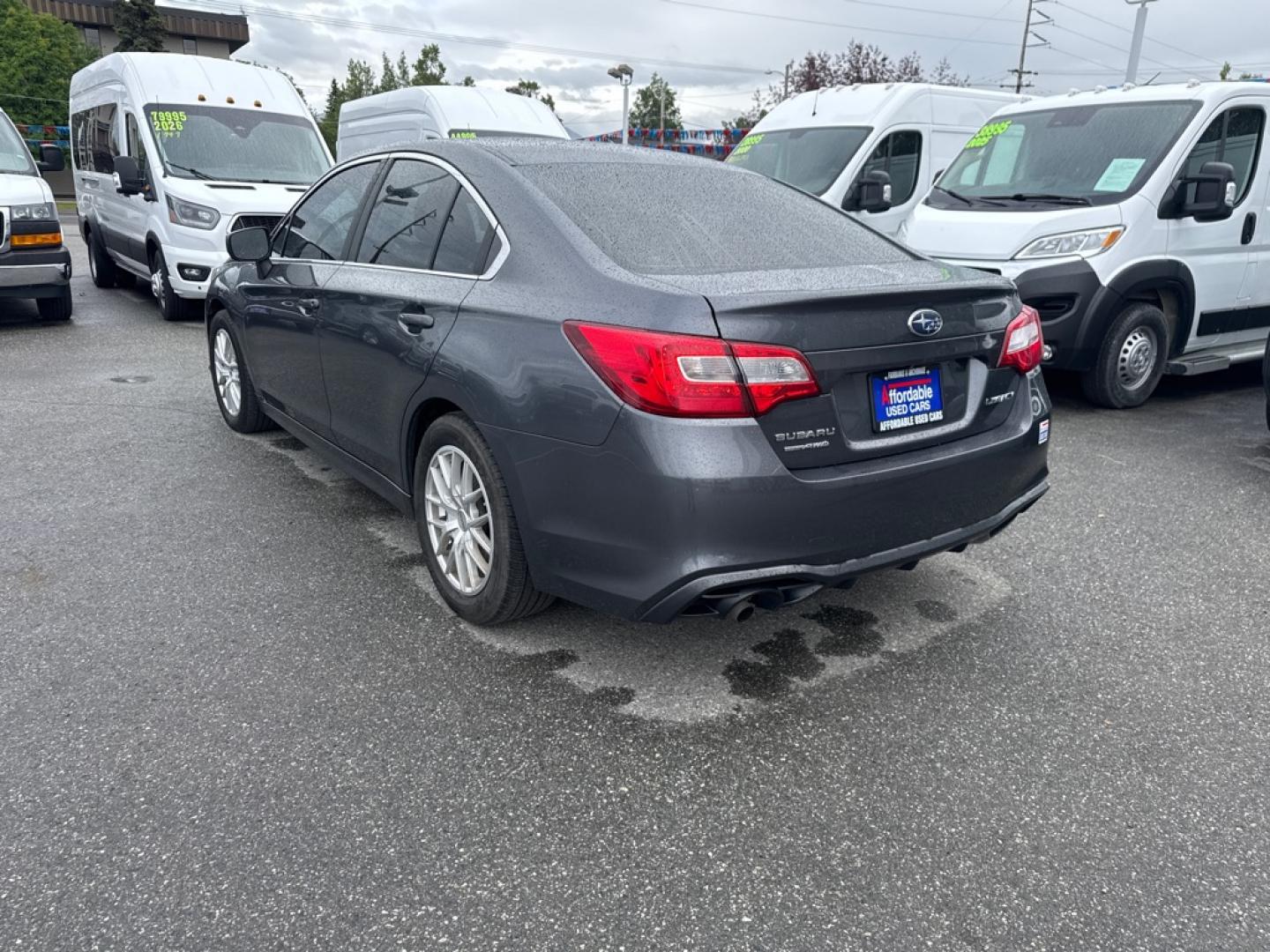 2018 GRAY SUBARU LEGACY 2.5I (4S3BNAA68J3) with an 2.5L engine, Continuously Variable transmission, located at 929 East 8th Ave, Anchorage, AK, 99501, (907) 274-2277, 61.214783, -149.866074- Photo#4