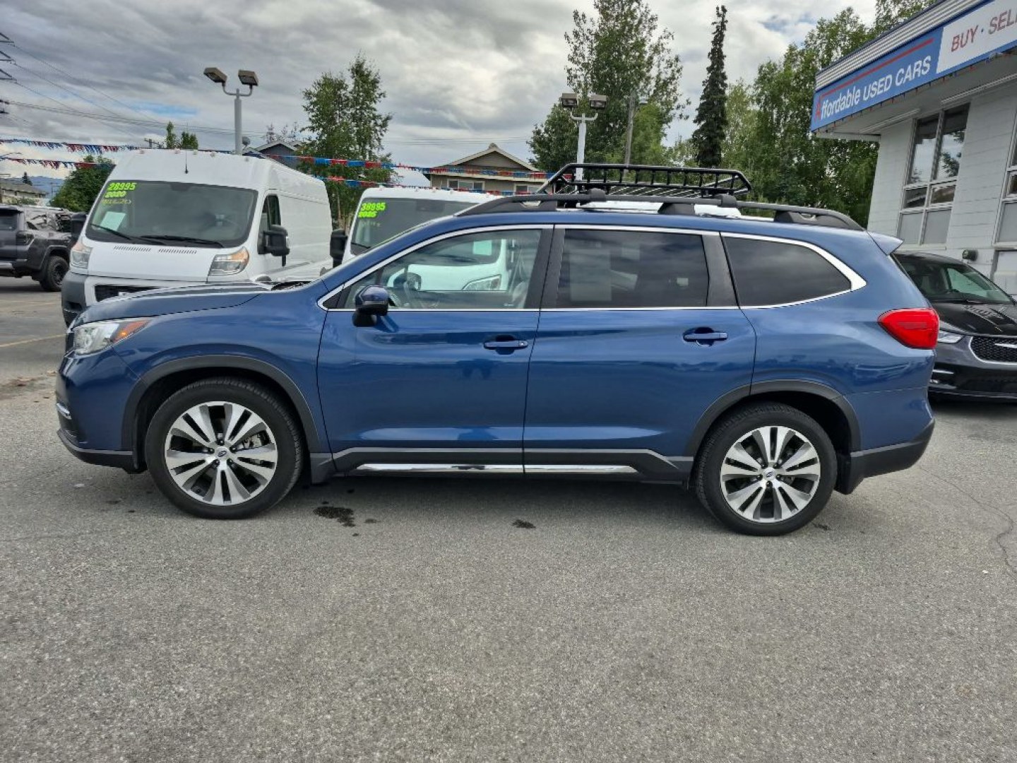 2021 BLUE SUBARU ASCENT LIMITED (4S4WMAPD6M3) with an 2.4L engine, Automatic transmission, located at 929 East 8th Ave, Anchorage, AK, 99501, (907) 274-2277, 61.214783, -149.866074- Photo#1