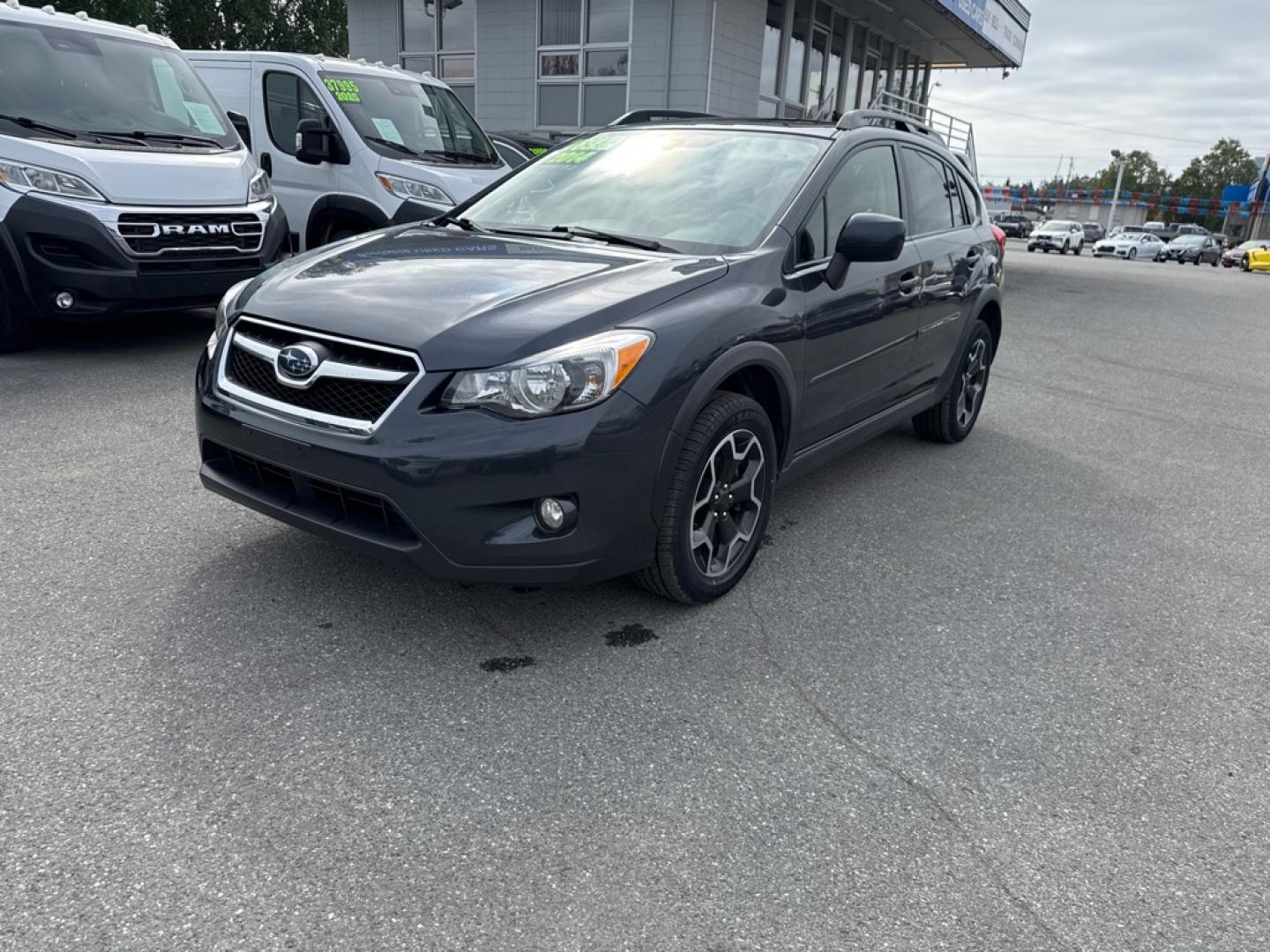 2014 BLACK SUBARU XV CROSSTREK 2.0 LIMITED (JF2GPAKC3E8) with an 2.0L engine, Continuously Variable transmission, located at 929 East 8th Ave, Anchorage, AK, 99501, (907) 274-2277, 61.214783, -149.866074- Photo#0