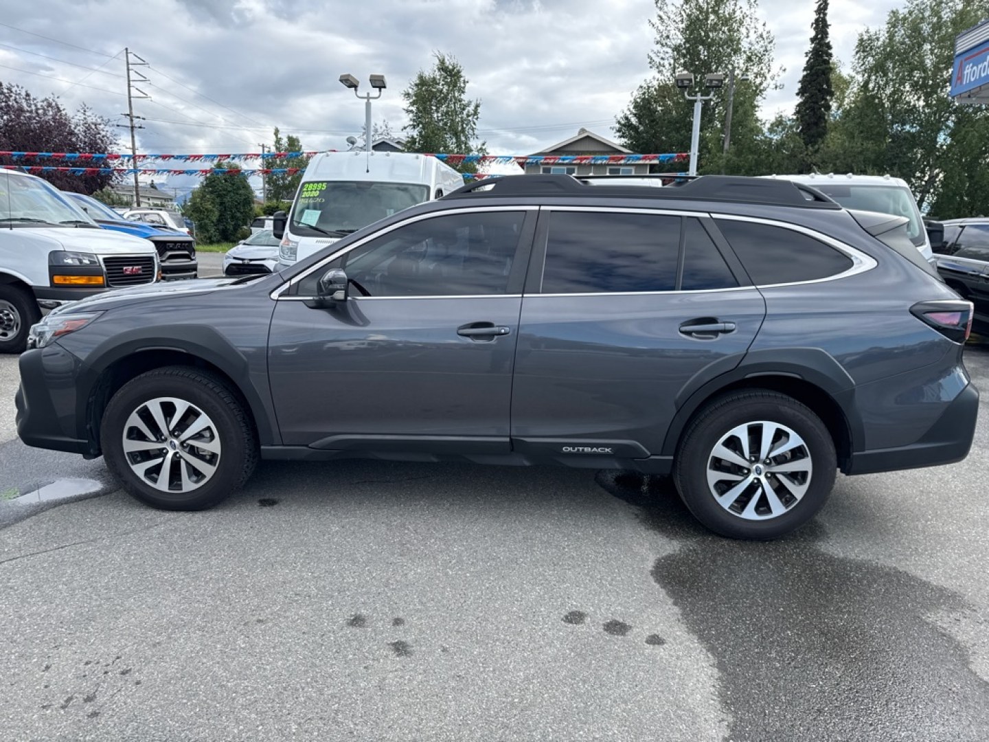 2023 GRAY SUBARU OUTBACK PREMIUM (4S4BTAFC7P3) with an 2.5L engine, Continuously Variable transmission, located at 929 East 8th Ave, Anchorage, AK, 99501, (907) 274-2277, 61.214783, -149.866074- Photo#1