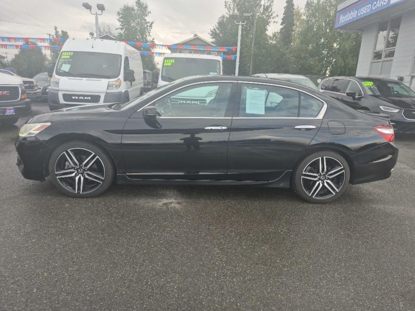 2017 BLACK HONDA ACCORD TOURING (1HGCR3F94HA) with an 3.5L engine, Automatic transmission, located at 929 East 8th Ave, Anchorage, AK, 99501, (907) 274-2277, 61.214783, -149.866074- Photo#1