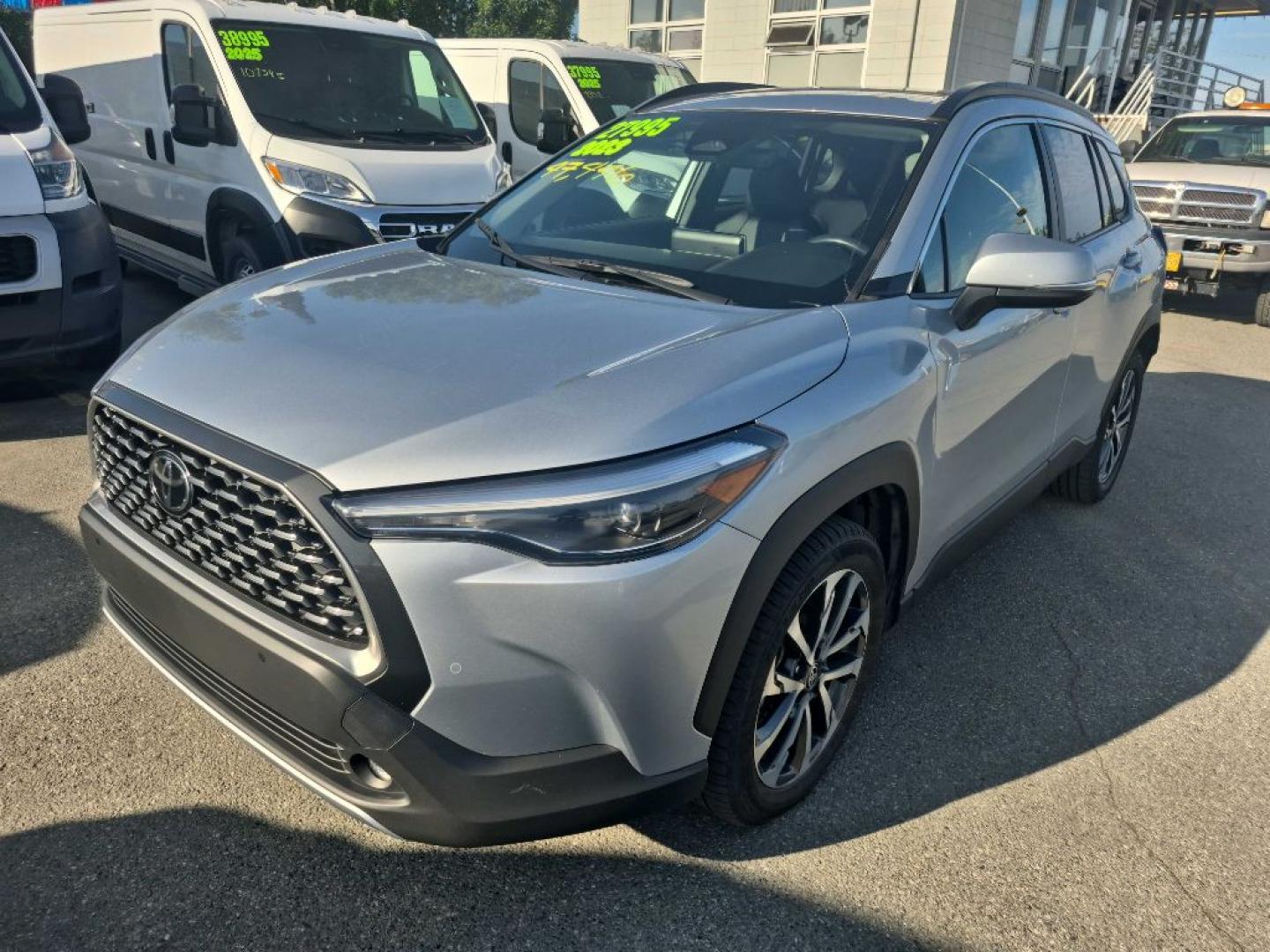 2023 SILVER TOYOTA COROLLA CROSS XLE (7MUEAABG5PV) with an 2.0L engine, Continuously Variable transmission, located at 929 East 8th Ave, Anchorage, AK, 99501, (907) 274-2277, 61.214783, -149.866074- Photo#0