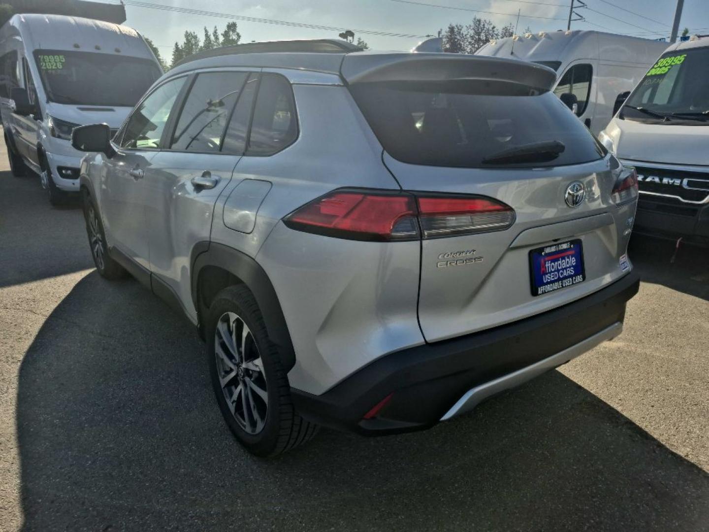 2023 SILVER TOYOTA COROLLA CROSS XLE (7MUEAABG5PV) with an 2.0L engine, Continuously Variable transmission, located at 929 East 8th Ave, Anchorage, AK, 99501, (907) 274-2277, 61.214783, -149.866074- Photo#2