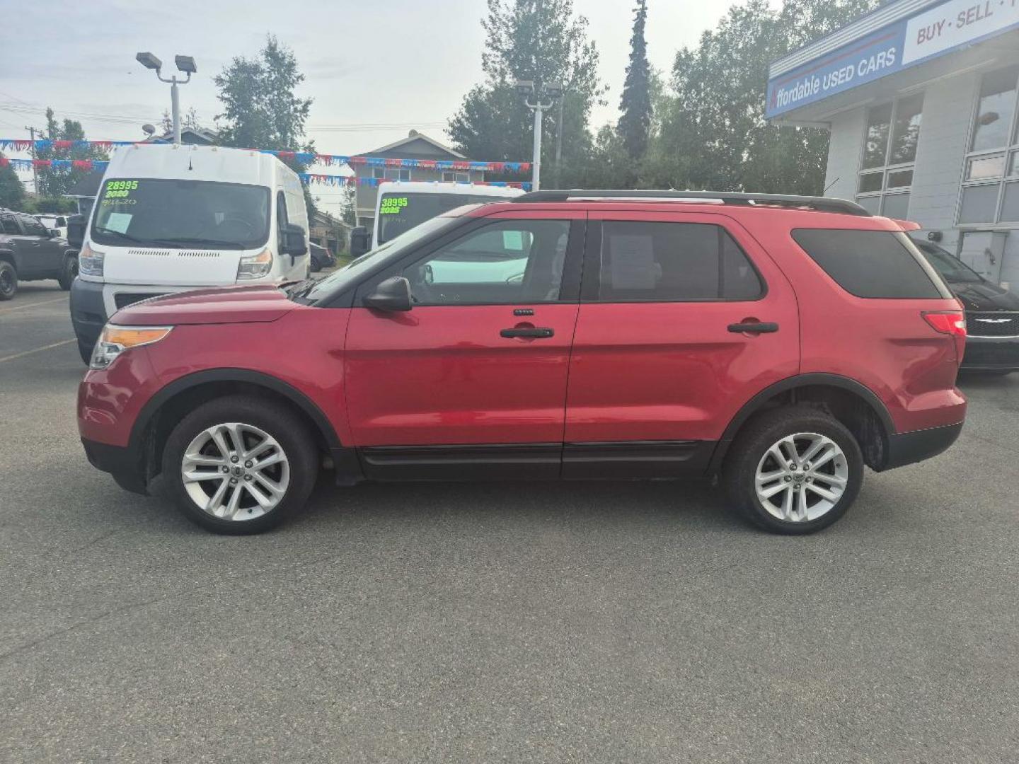 2012 RED FORD EXPLORER (1FMHK8B84CG) with an 3.5L engine, Automatic transmission, located at 929 East 8th Ave, Anchorage, AK, 99501, (907) 274-2277, 61.214783, -149.866074- Photo#1