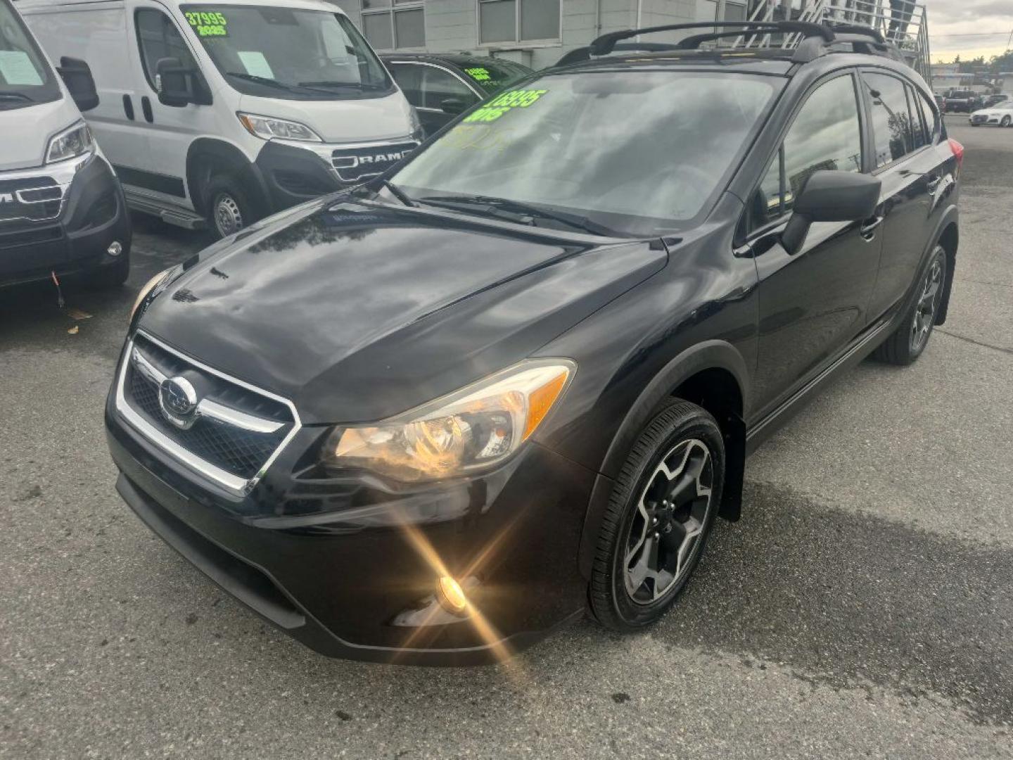 2015 BLACK SUBARU XV CROSSTREK (JF2GPAAC3F9) with an 2.0L engine, 5-Speed Manual transmission, located at 929 East 8th Ave, Anchorage, AK, 99501, (907) 274-2277, 61.214783, -149.866074- Photo#0