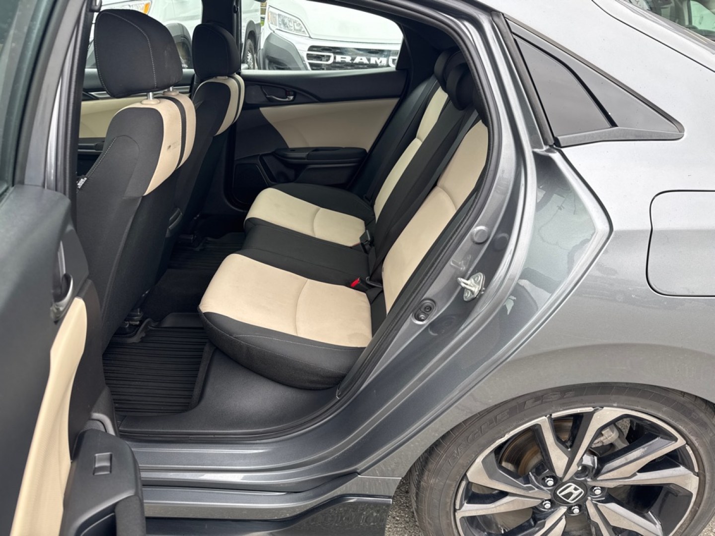 2018 GREY HONDA CIVIC SPORT (SHHFK7H4XJU) with an 1.5L engine, Continuously Variable transmission, located at 929 East 8th Ave, Anchorage, AK, 99501, (907) 274-2277, 61.214783, -149.866074- Photo#2