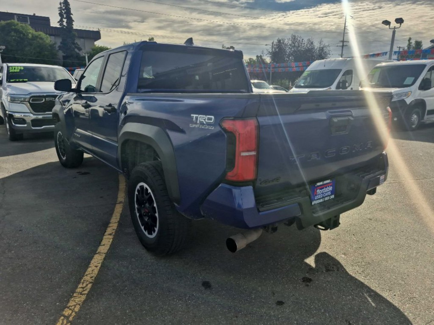 2024 BLUE TOYOTA TACOMA DOUBLE CAB TRD OFF ROAD (3TYLB5JN7RT) with an 2.4L engine, Automatic transmission, located at 929 East 8th Ave, Anchorage, AK, 99501, (907) 274-2277, 61.214783, -149.866074- Photo#2