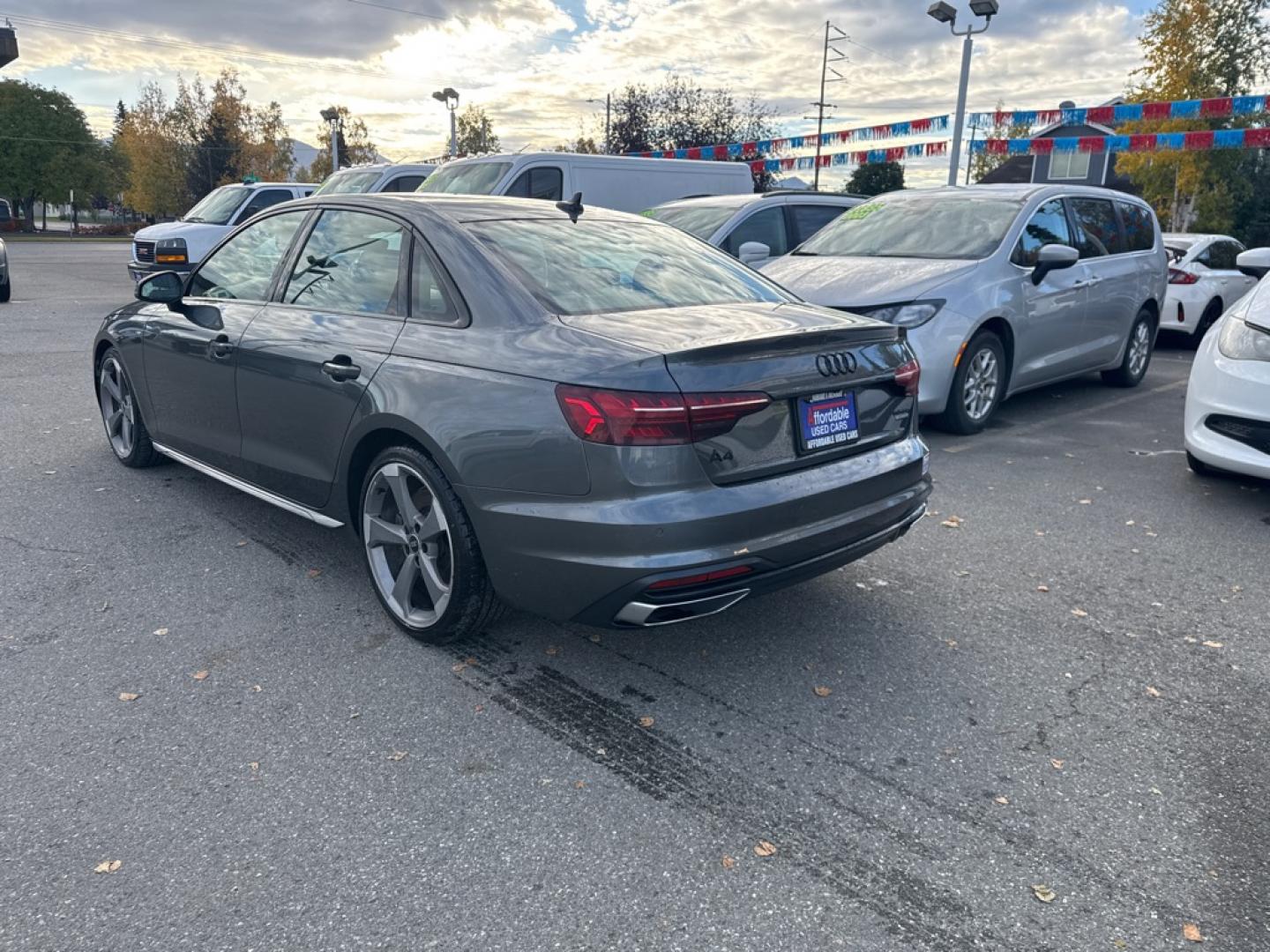 2021 GREY AUDI A4 PREMIUM PLUS 45 (WAUEAAF41MA) with an 2.0L engine, Automatic transmission, located at 929 East 8th Ave, Anchorage, AK, 99501, (907) 274-2277, 61.214783, -149.866074- Photo#4
