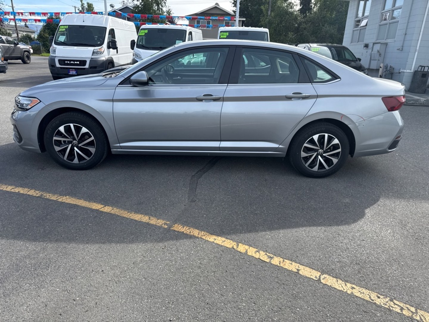 2023 GREY VOLKSWAGEN JETTA S (3VW5M7BU2PM) with an 1.5L engine, Automatic transmission, located at 929 East 8th Ave, Anchorage, AK, 99501, (907) 274-2277, 61.214783, -149.866074- Photo#1