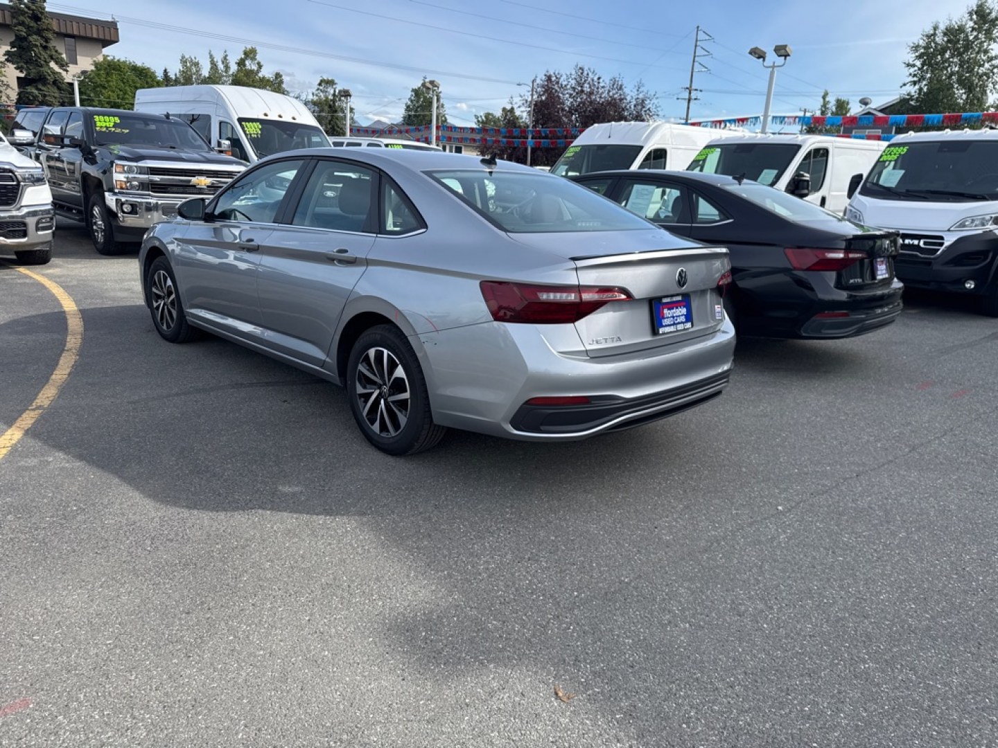 2023 GREY VOLKSWAGEN JETTA S (3VW5M7BU2PM) with an 1.5L engine, Automatic transmission, located at 929 East 8th Ave, Anchorage, AK, 99501, (907) 274-2277, 61.214783, -149.866074- Photo#4