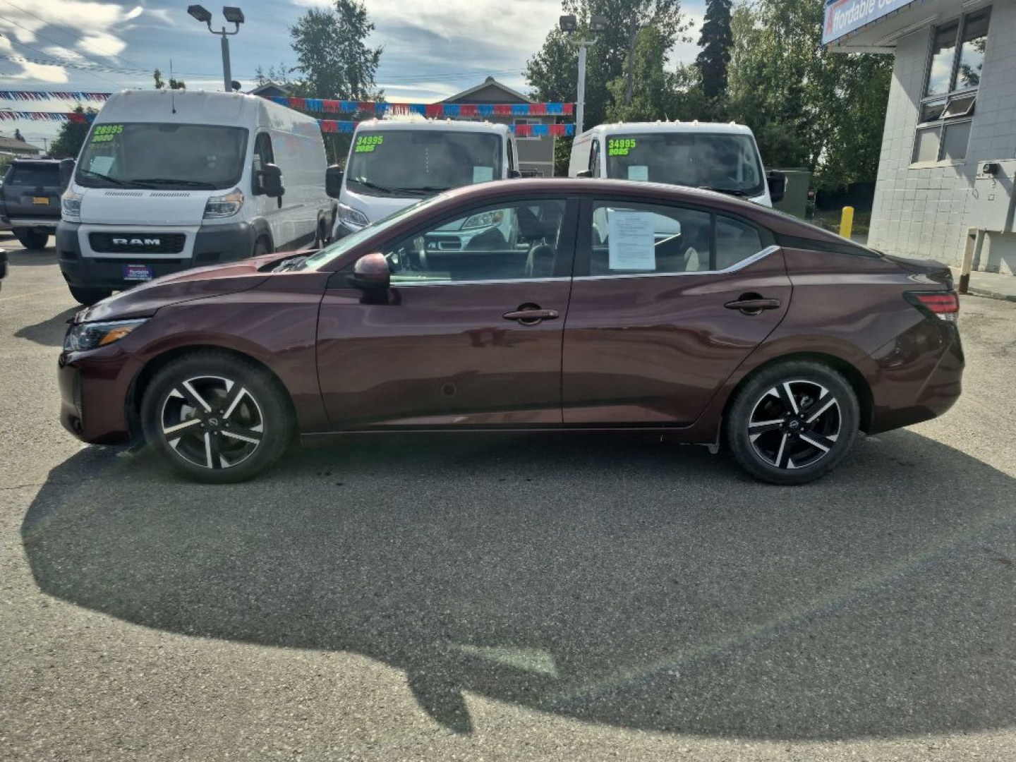 2024 RED NISSAN SENTRA SV SV (3N1AB8CV7RY) with an 2.0L engine, Continuously Variable transmission, located at 929 East 8th Ave, Anchorage, AK, 99501, (907) 274-2277, 61.214783, -149.866074- Photo#1