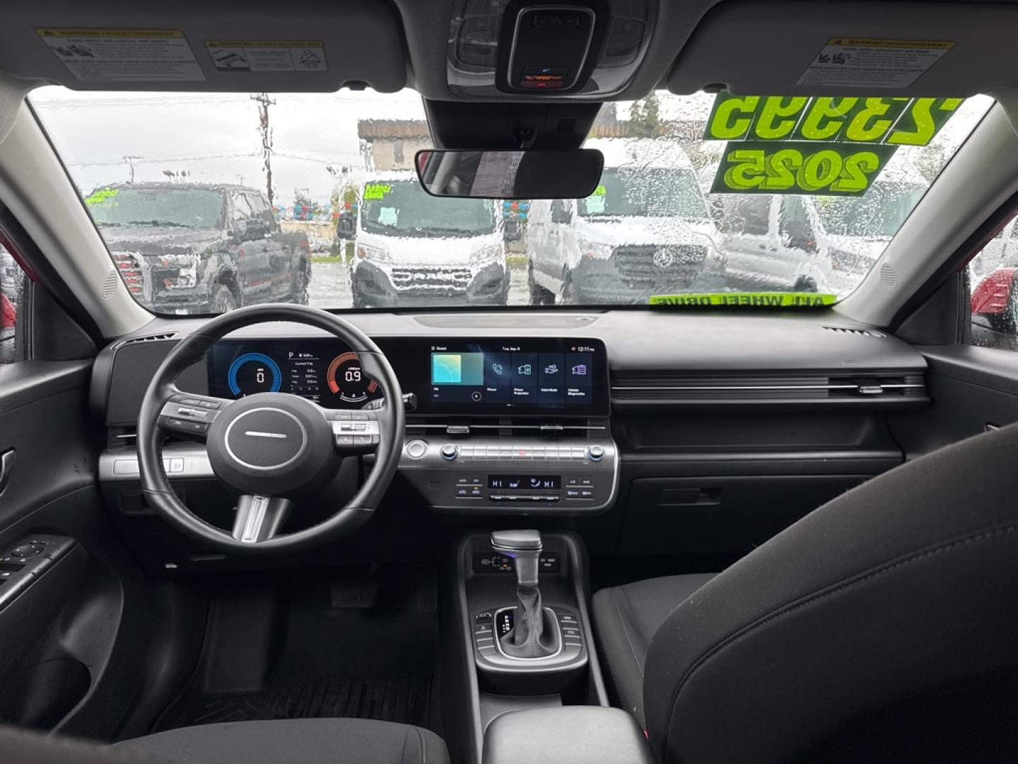 2025 RED HYUNDAI KONA SEL SEL (KM8HBCAB5SU) with an 2.0L engine, Continuously Variable transmission, located at 929 East 8th Ave, Anchorage, AK, 99501, (907) 274-2277, 61.214783, -149.866074- Photo#3