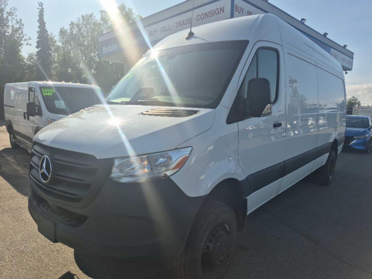 2025 WHITE MERCEDES-BENZ SPRINTER 3500 (W1Y8NC6Y0ST) with an 2.0L engine, Automatic transmission, located at 929 East 8th Ave, Anchorage, AK, 99501, (907) 274-2277, 61.214783, -149.866074- Photo#0