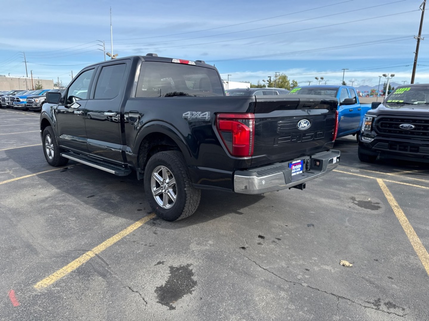 2025 BLACK FORD F150 XLT (1FTFW3L82SK) with an 3.5L engine, Automatic transmission, located at 929 East 8th Ave, Anchorage, AK, 99501, (907) 274-2277, 61.214783, -149.866074- Photo#4