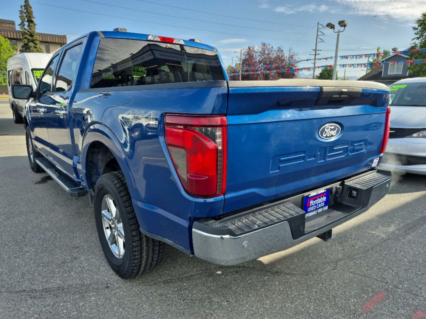 2025 BLUE FORD F150 XLT (1FTFW3L84SK) with an 3.5L engine, Automatic transmission, located at 929 East 8th Ave, Anchorage, AK, 99501, (907) 274-2277, 61.214783, -149.866074- Photo#2