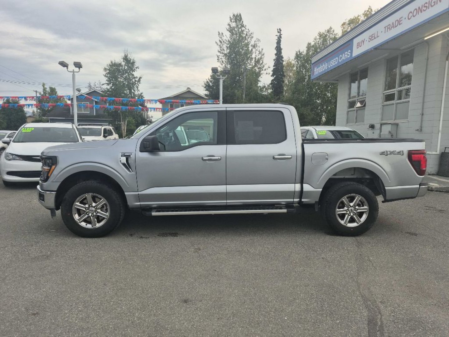 2025 SILVER FORD F150 XLT (1FTFW3L86SK) with an 3.5L engine, Automatic transmission, located at 929 East 8th Ave, Anchorage, AK, 99501, (907) 274-2277, 61.214783, -149.866074- Photo#1