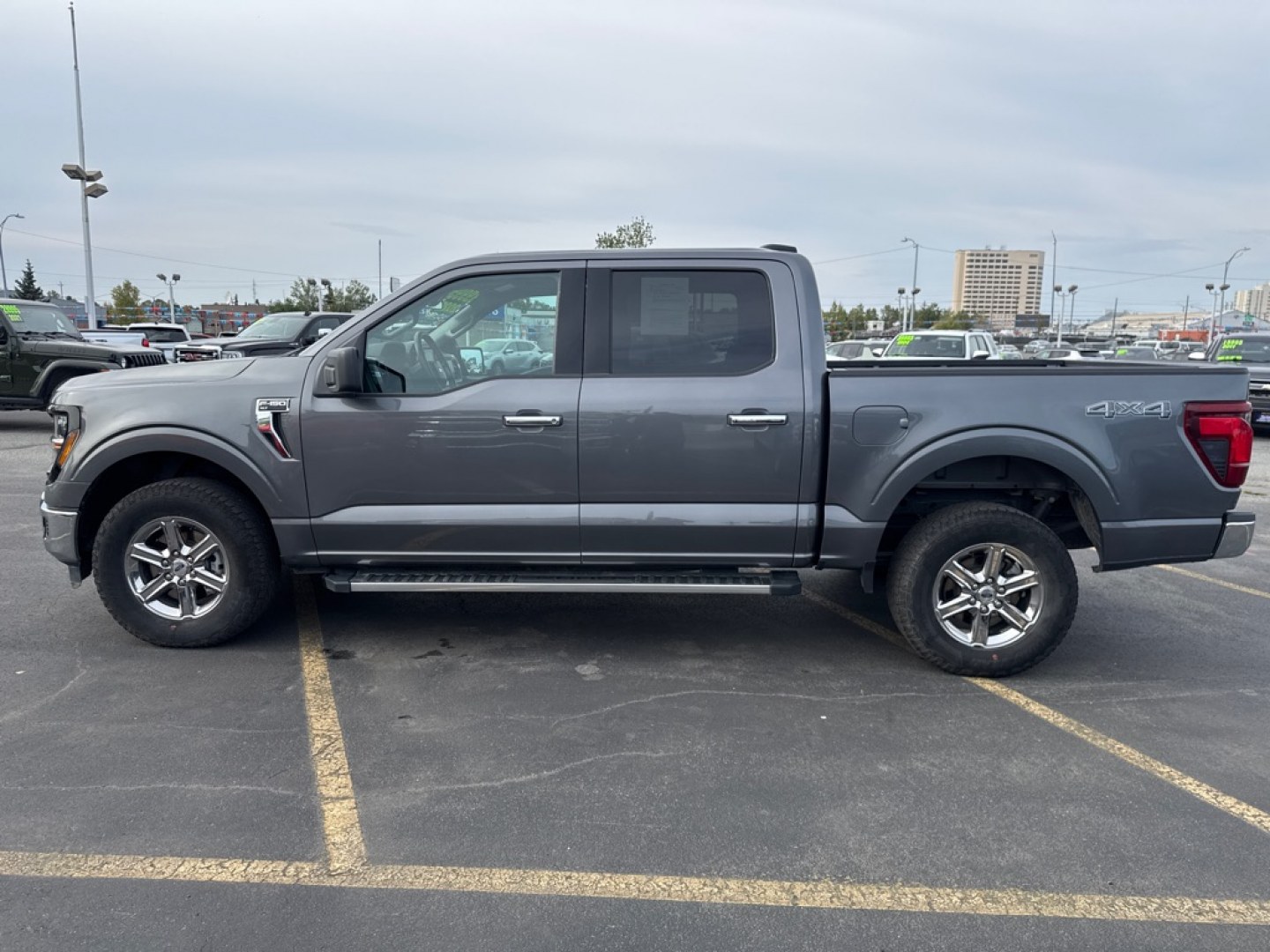 2025 GRAY FORD F150 XLT (1FTFW3L86SK) with an 3.5L engine, Automatic transmission, located at 929 East 8th Ave, Anchorage, AK, 99501, (907) 274-2277, 61.214783, -149.866074- Photo#1