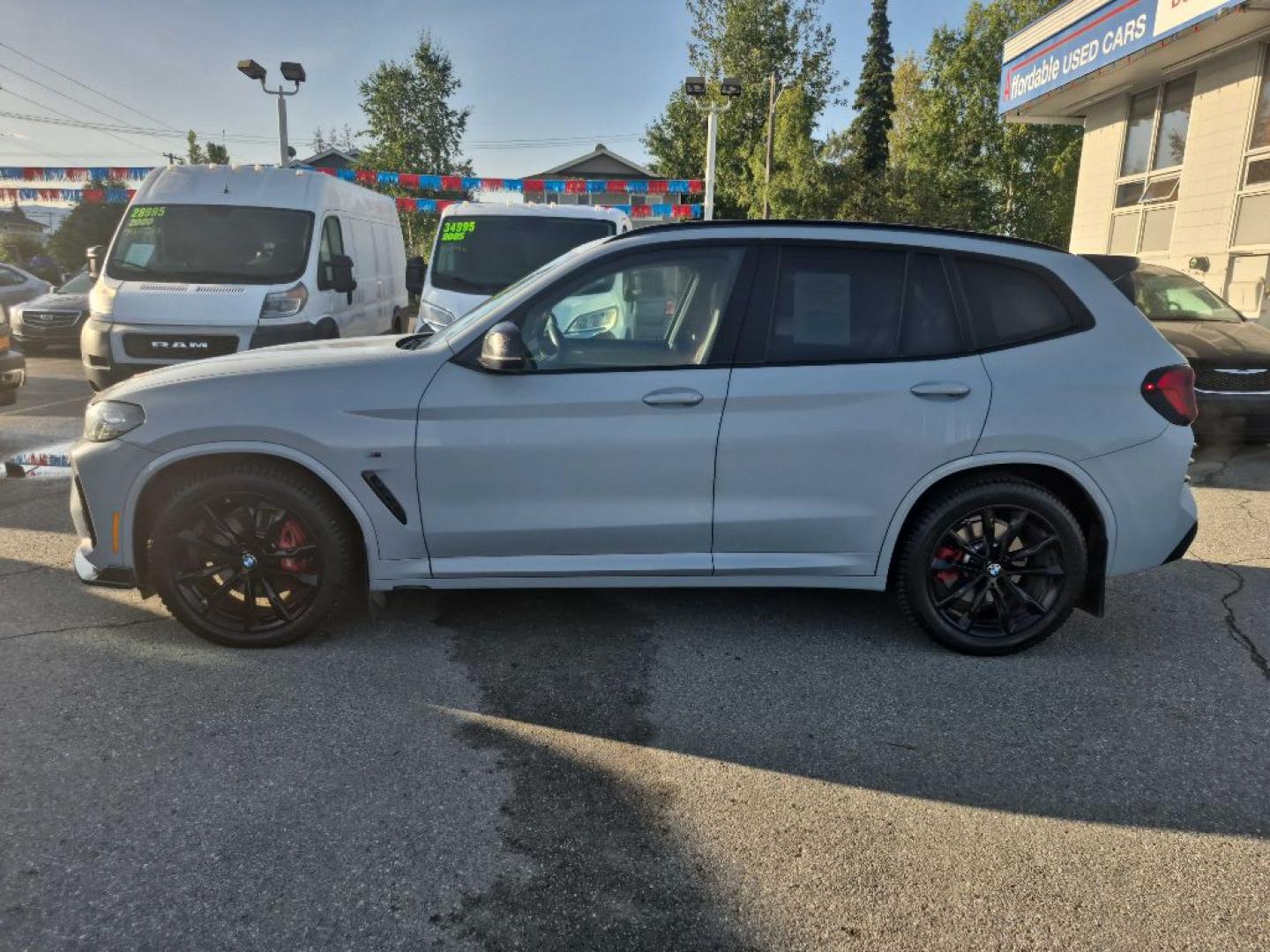 2024 BLUE BMW X3 M40I (5UX83DP06R9) with an 3.0L engine, Automatic transmission, located at 929 East 8th Ave, Anchorage, AK, 99501, (907) 274-2277, 61.214783, -149.866074- Photo#1