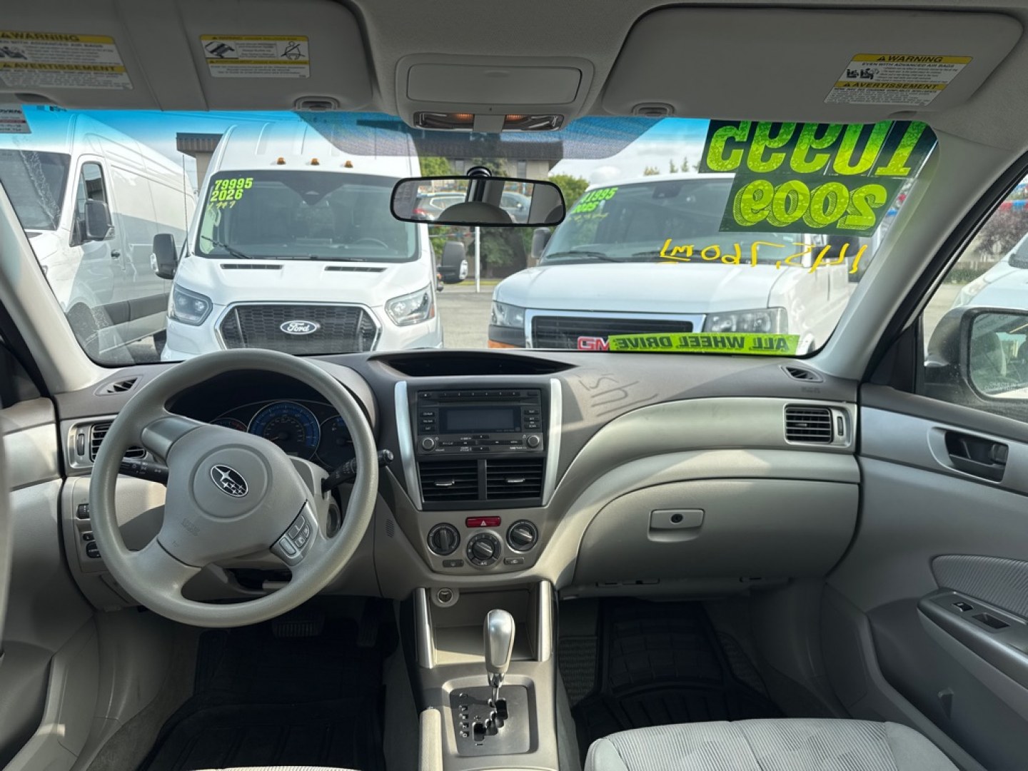 2009 WHITE SUBARU FORESTER 2.5X (JF2SH61679H) with an 2.5L engine, Automatic transmission, located at 929 East 8th Ave, Anchorage, AK, 99501, (907) 274-2277, 61.214783, -149.866074- Photo#3