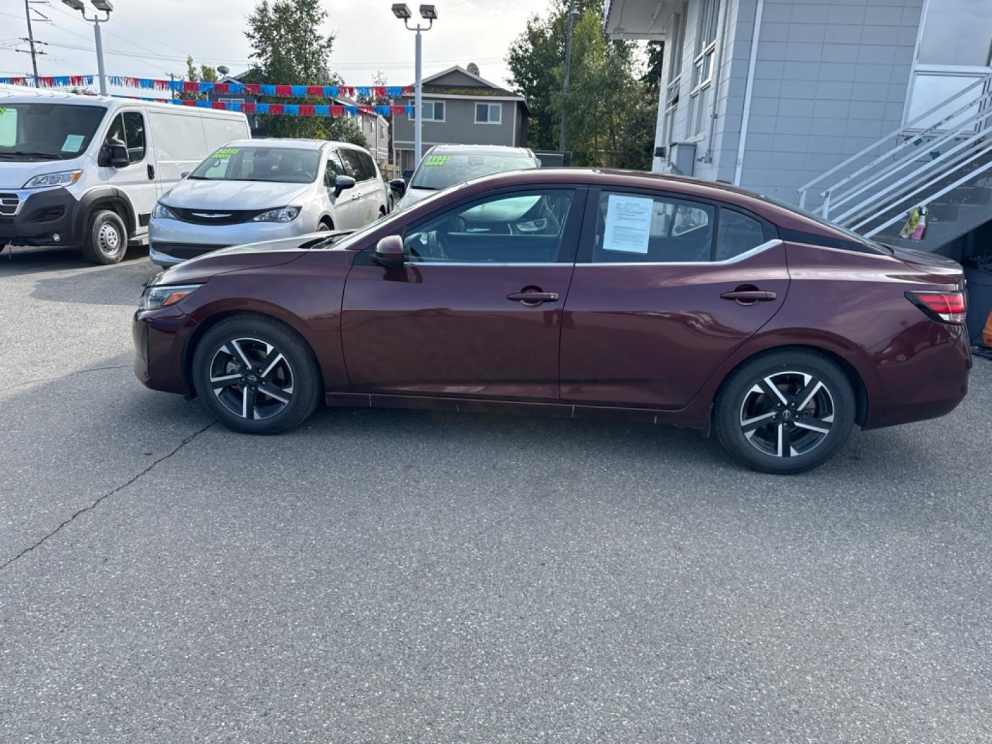 2024 RED NISSAN SENTRA SV SV (3N1AB8CV9RY) with an 2.0L engine, Continuously Variable transmission, located at 929 East 8th Ave, Anchorage, AK, 99501, (907) 274-2277, 61.214783, -149.866074- Photo#1