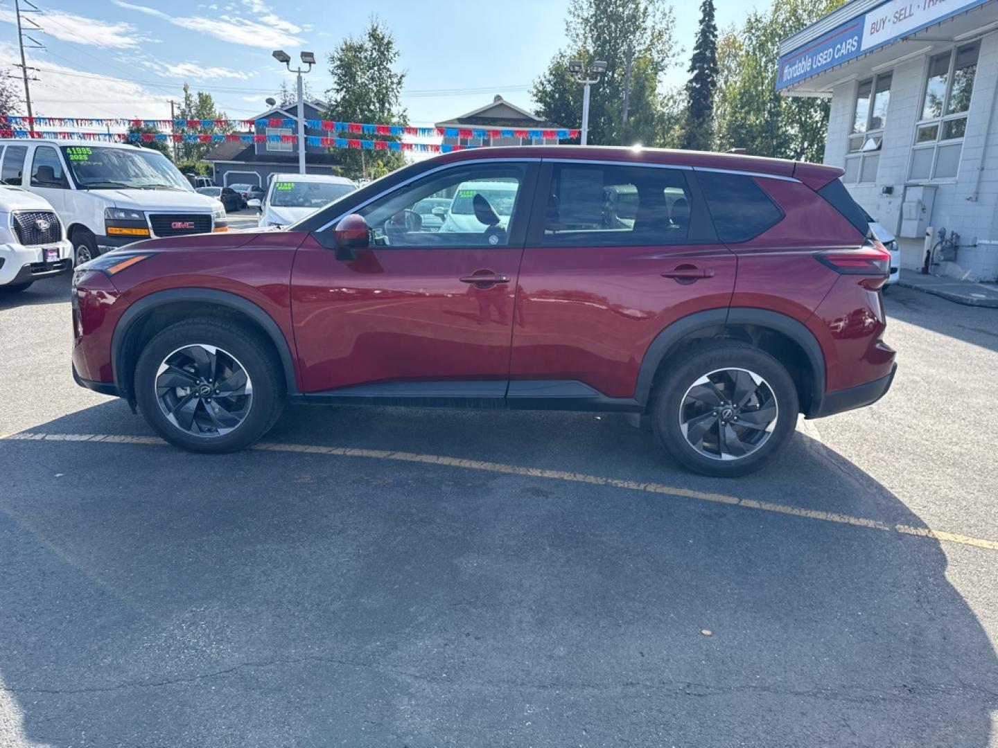 2025 RED NISSAN ROGUE SV SV (5N1BT3BB1SC) with an 1.5L engine, Continuously Variable transmission, located at 929 East 8th Ave, Anchorage, AK, 99501, (907) 274-2277, 61.214783, -149.866074- Photo#1