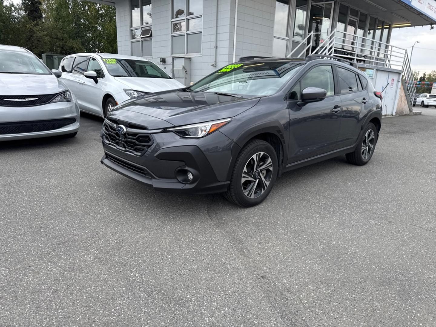 2024 GRAY SUBARU CROSSTREK PREMIUM (JF2GUADCXRH) with an 2.0L engine, Continuously Variable transmission, located at 929 East 8th Ave, Anchorage, AK, 99501, (907) 274-2277, 61.214783, -149.866074- Photo#0
