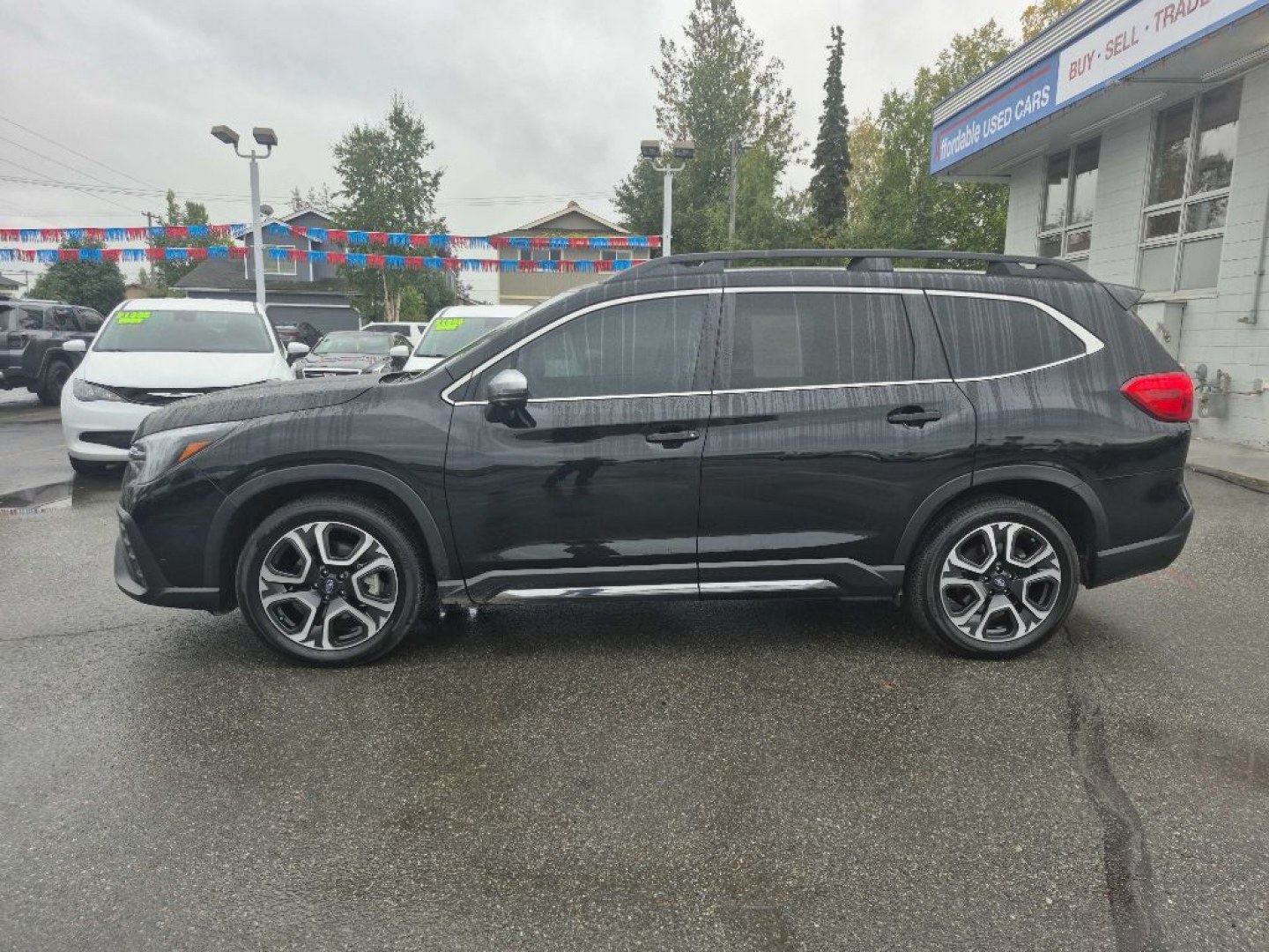 2023 BLACK SUBARU ASCENT LIMITED (4S4WMAUD6P3) with an 2.4L engine, Continuously Variable transmission, located at 929 East 8th Ave, Anchorage, AK, 99501, (907) 274-2277, 61.214783, -149.866074- Photo#1