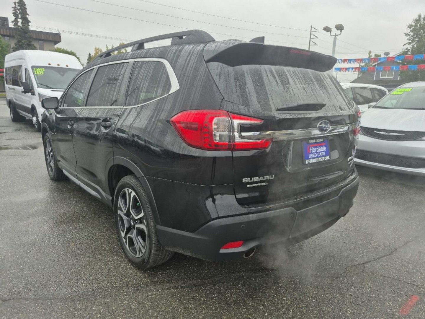 2023 BLACK SUBARU ASCENT LIMITED (4S4WMAUD6P3) with an 2.4L engine, Continuously Variable transmission, located at 929 East 8th Ave, Anchorage, AK, 99501, (907) 274-2277, 61.214783, -149.866074- Photo#2