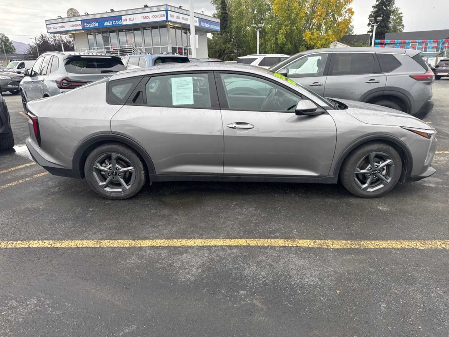 2025 GRAY KIA K4 LX (3KPFT4DE6SE) with an 2.0L engine, Continuously Variable transmission, located at 929 East 8th Ave, Anchorage, AK, 99501, (907) 274-2277, 61.214783, -149.866074- Photo#1