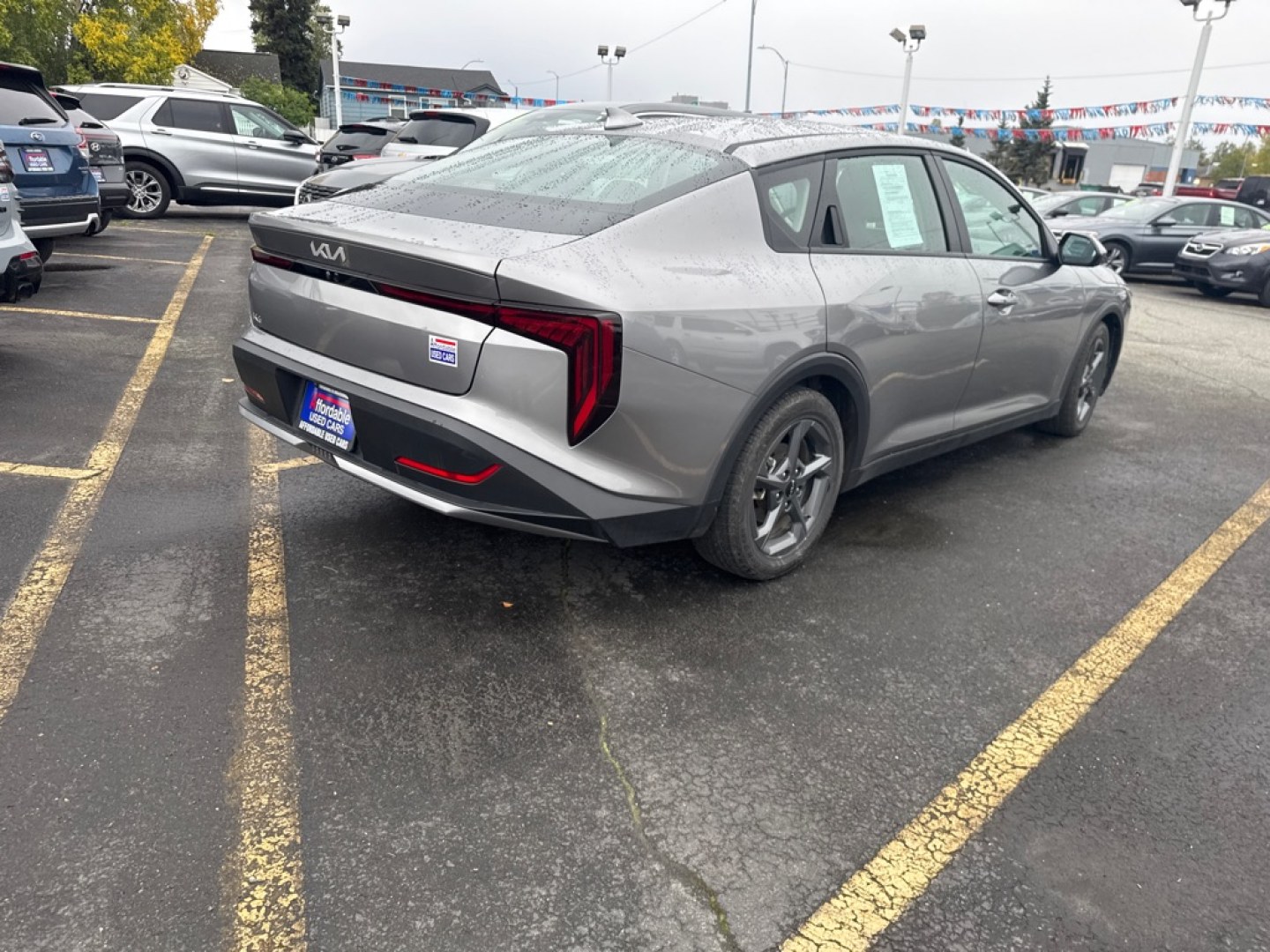 2025 GRAY KIA K4 LX (3KPFT4DE6SE) with an 2.0L engine, Continuously Variable transmission, located at 929 East 8th Ave, Anchorage, AK, 99501, (907) 274-2277, 61.214783, -149.866074- Photo#2