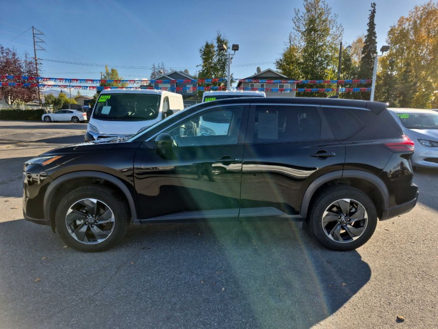 2025 BLACK NISSAN ROGUE SV SV (5N1BT3BB1SC) with an 1.5L engine, Continuously Variable transmission, located at 929 East 8th Ave, Anchorage, AK, 99501, (907) 274-2277, 61.214783, -149.866074- Photo#1