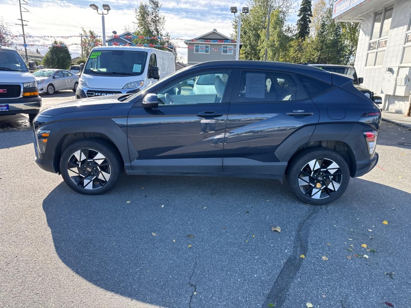 2025 BLUE HYUNDAI KONA SEL SEL (KM8HBCAB9SU) with an 2.0L engine, Continuously Variable transmission, located at 929 East 8th Ave, Anchorage, AK, 99501, (907) 274-2277, 61.214783, -149.866074- Photo#1