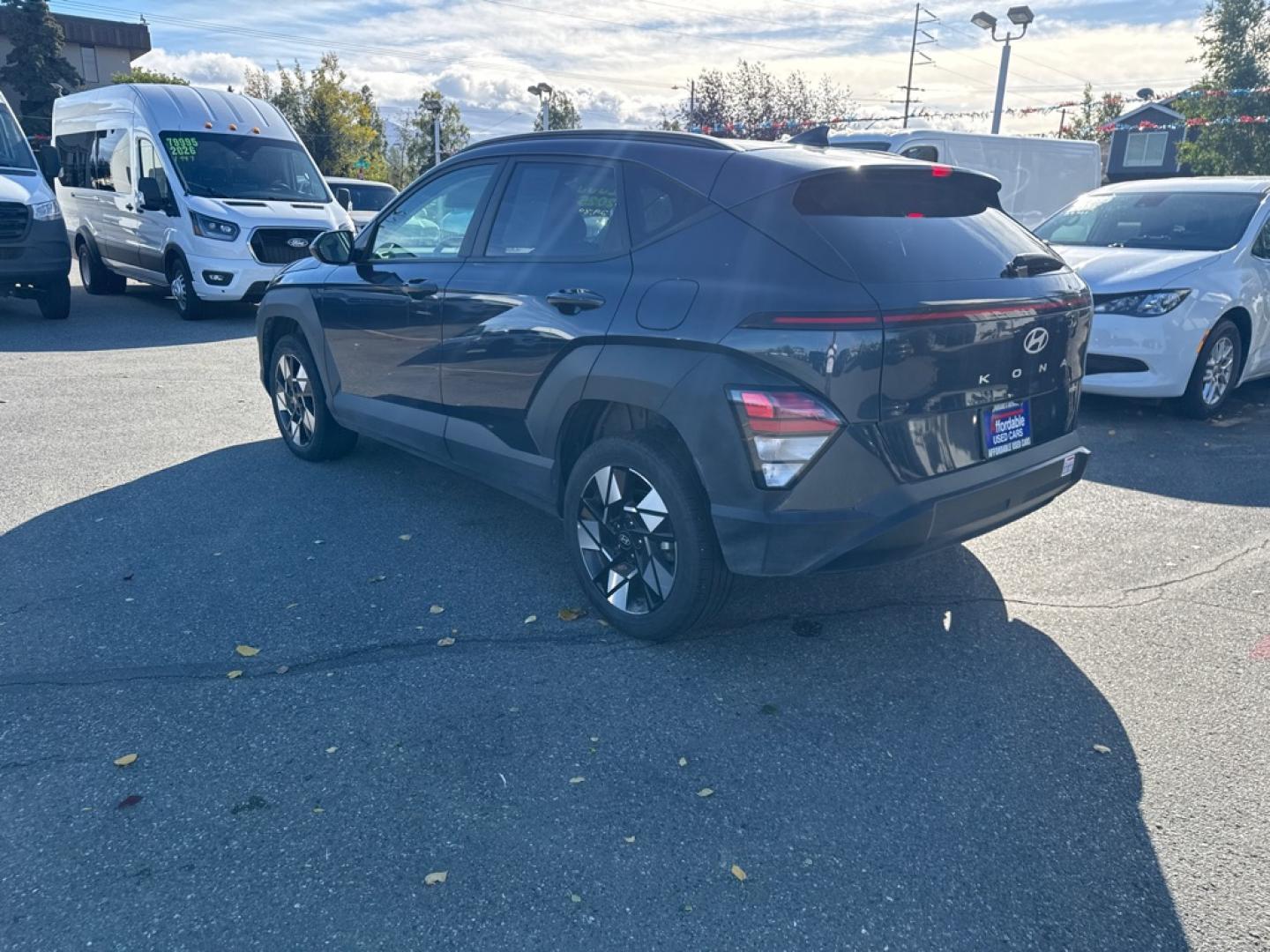 2025 BLUE HYUNDAI KONA SEL SEL (KM8HBCAB9SU) with an 2.0L engine, Continuously Variable transmission, located at 929 East 8th Ave, Anchorage, AK, 99501, (907) 274-2277, 61.214783, -149.866074- Photo#4