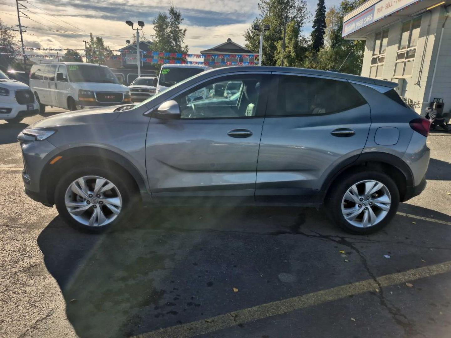 2025 GRAY BUICK ENCORE GX PREFERRED (KL4AMCSL7SB) with an 1.3L engine, Automatic transmission, located at 929 East 8th Ave, Anchorage, AK, 99501, (907) 274-2277, 61.214783, -149.866074- Photo#1