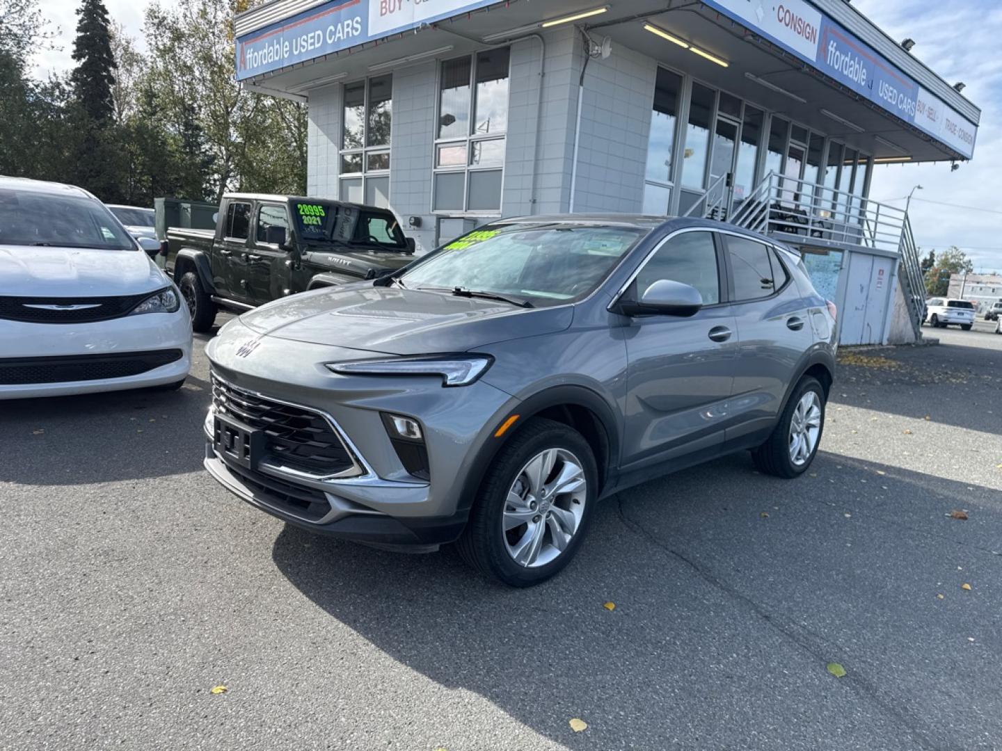 2025 GRAY BUICK ENCORE GX PREFERRED (KL4AMCSL3SB) with an 1.3L engine, Automatic transmission, located at 929 East 8th Ave, Anchorage, AK, 99501, (907) 274-2277, 61.214783, -149.866074- Photo#0