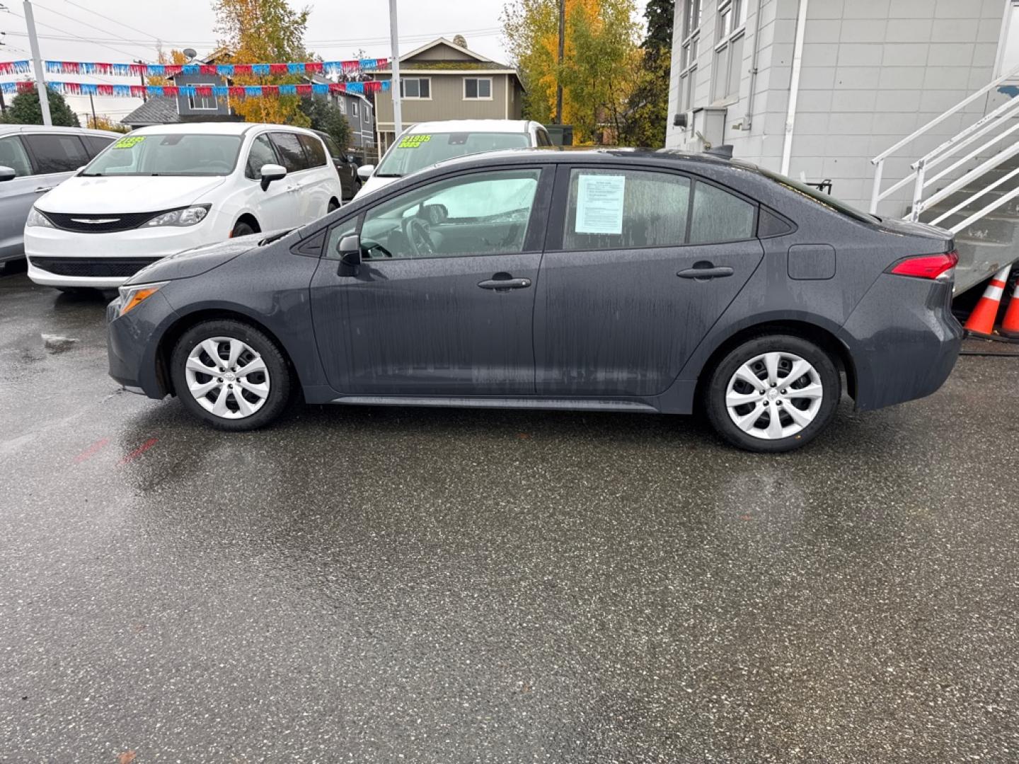 2024 GRAY TOYOTA COROLLA LE LE (5YFB4MDE4RP) with an 2.0L engine, Continuously Variable transmission, located at 929 East 8th Ave, Anchorage, AK, 99501, (907) 274-2277, 61.214783, -149.866074- Photo#1