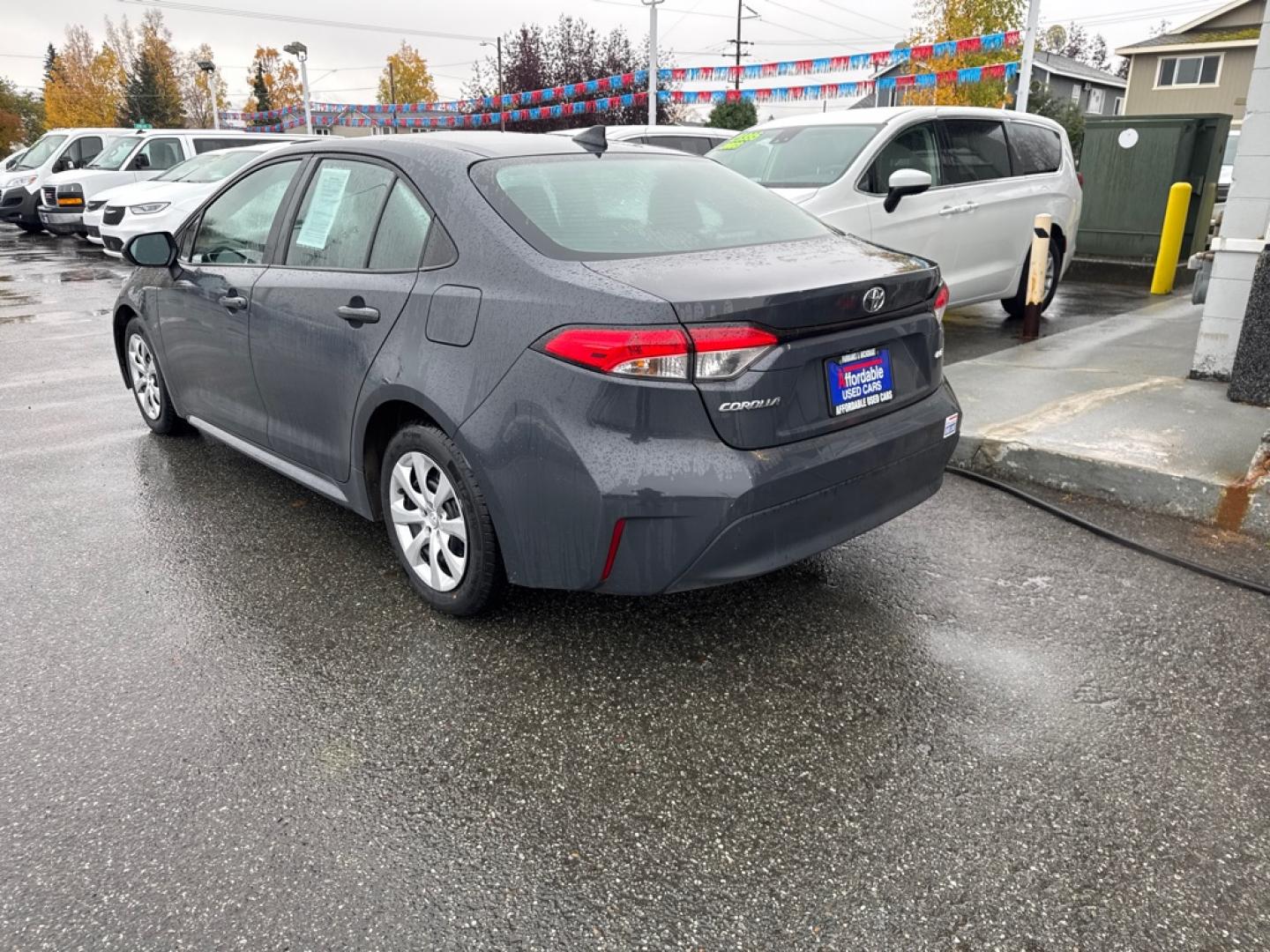 2024 GRAY TOYOTA COROLLA LE LE (5YFB4MDE4RP) with an 2.0L engine, Continuously Variable transmission, located at 929 East 8th Ave, Anchorage, AK, 99501, (907) 274-2277, 61.214783, -149.866074- Photo#2