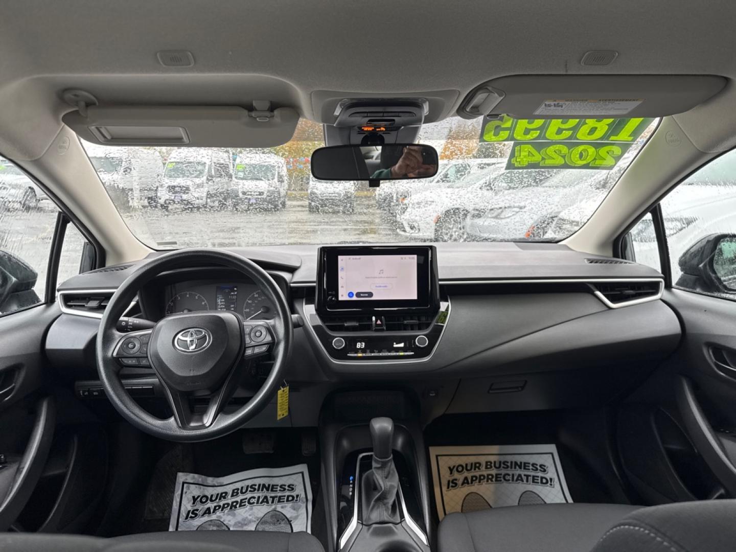 2024 GRAY TOYOTA COROLLA LE LE (5YFB4MDE4RP) with an 2.0L engine, Continuously Variable transmission, located at 929 East 8th Ave, Anchorage, AK, 99501, (907) 274-2277, 61.214783, -149.866074- Photo#4
