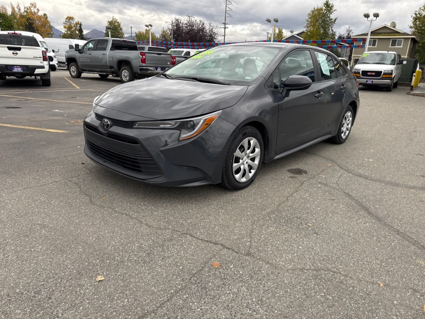 2024 GRAY TOYOTA COROLLA LE (5YFB4MDE9RP) with an 2.0L engine, Continuously Variable transmission, located at 929 East 8th Ave, Anchorage, AK, 99501, (907) 274-2277, 61.214783, -149.866074- Photo#0