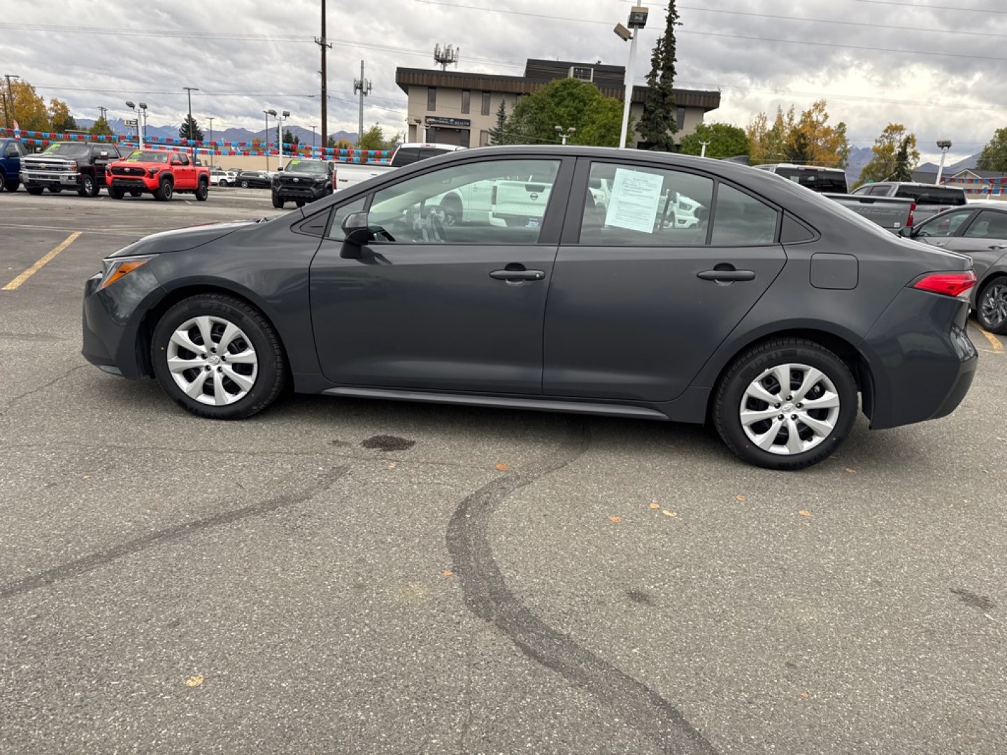 2024 GRAY TOYOTA COROLLA LE (5YFB4MDE9RP) with an 2.0L engine, Continuously Variable transmission, located at 929 East 8th Ave, Anchorage, AK, 99501, (907) 274-2277, 61.214783, -149.866074- Photo#1