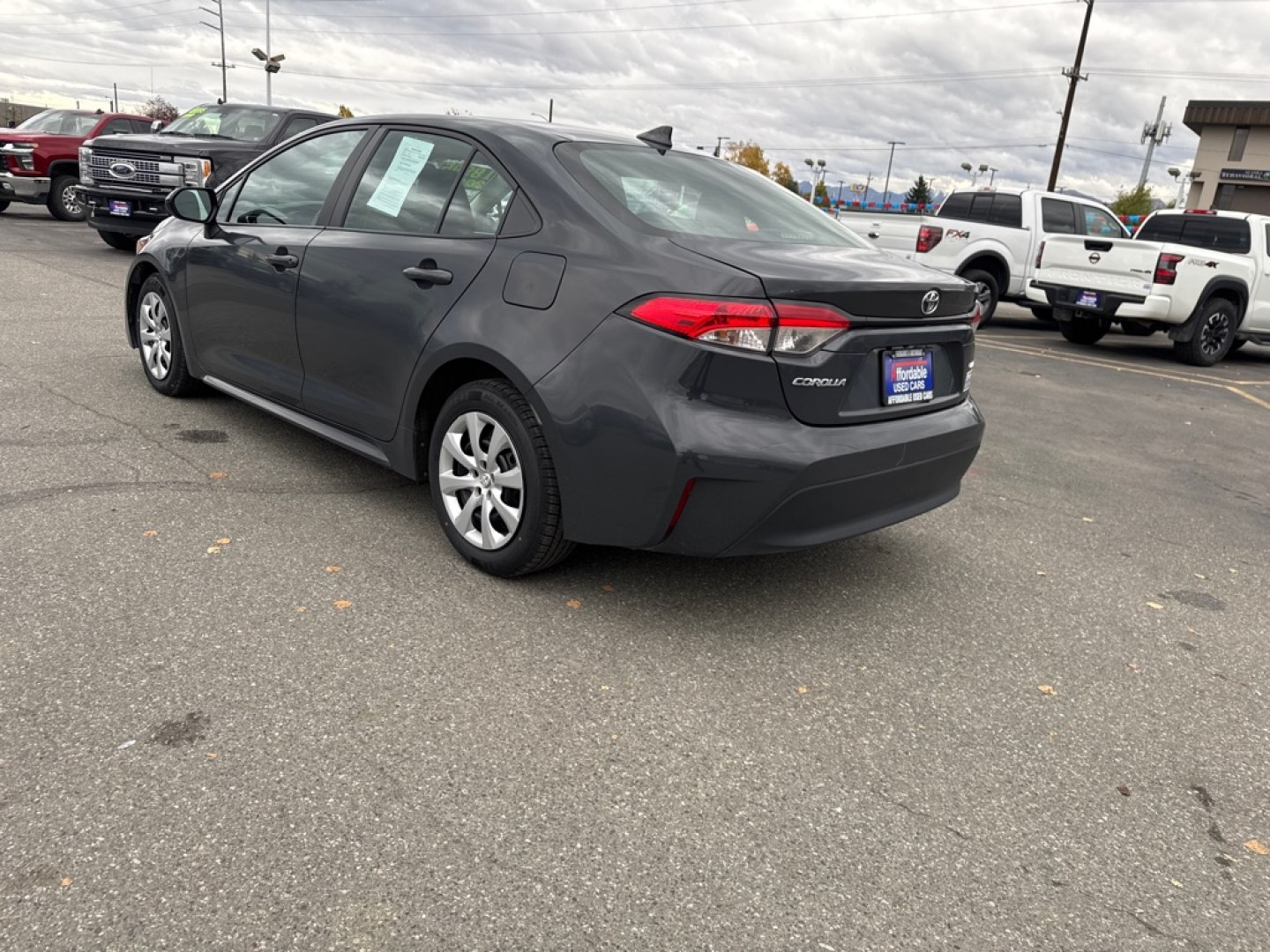 2024 GRAY TOYOTA COROLLA LE (5YFB4MDE9RP) with an 2.0L engine, Continuously Variable transmission, located at 929 East 8th Ave, Anchorage, AK, 99501, (907) 274-2277, 61.214783, -149.866074- Photo#2